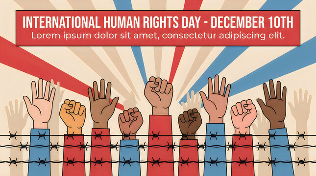 International Human Rights Day Poster Template