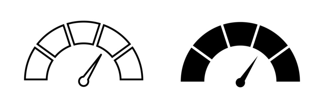 Tachometer gauge for measuring speed and performance levels