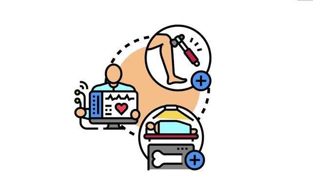 Medical professionals conducting various diagnostic procedures including reflex testing, vital sign monitoring, and radiology imaging for a comprehensive health assessment and preventative care