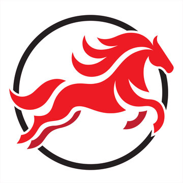Horse brand logo design and branding