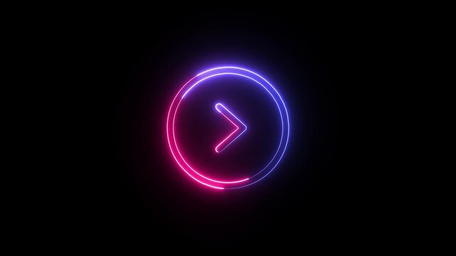 Arrow Right Icon Collection With Directional Navigation Movement Forward Pointer Vector Graphic Elements