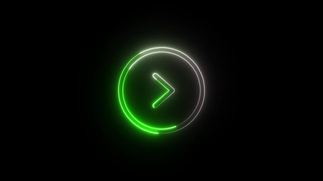 Arrow Right Icon Collection With Directional Navigation Movement Forward Pointer Vector Graphic Elements