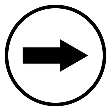Travel airport round icon arrow