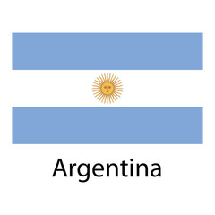 Plakat Argentina national flag