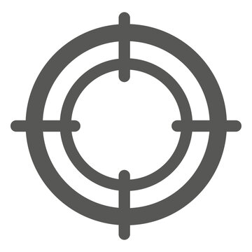 Round target sign
