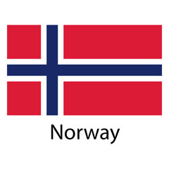 Fototapeta premium Norway national flag