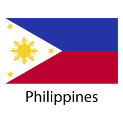 Obraz premium Philippines national flag