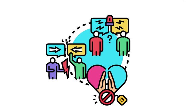 Mediation agreement concept showing professionals resolving conflicts. Achieving consensus. And finding solutions through communication and negotiation