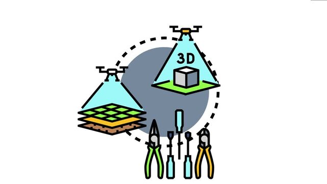 Drone technology facilitating detailed mechanical system inspection and precise reverse engineering mapping, acquiring data for 2d floor plans and 3d models