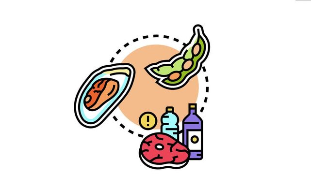 Meatless food products concept plant based alternatives like legumes, seafood, and substitute meats, highlighting sustainable and healthy dietary choices