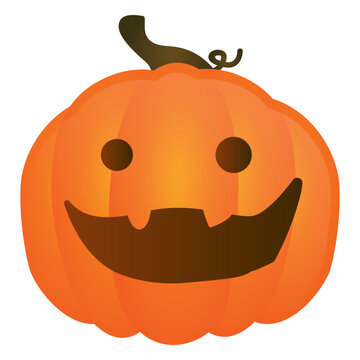 Jolly halloween pumpkin