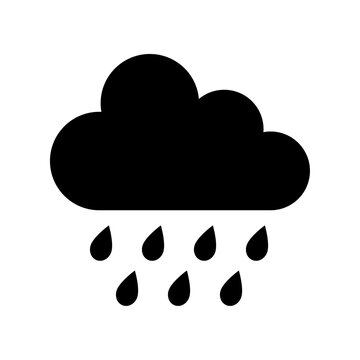 Rain cloud icon