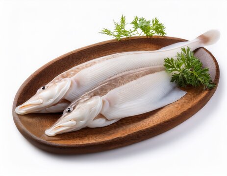 ling cod fish isolated on white background
