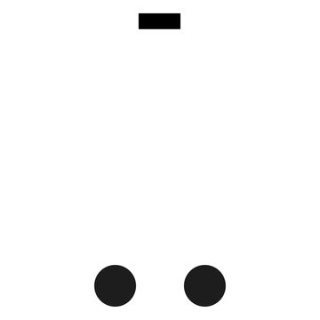 Dash hyphen dot spot stroke