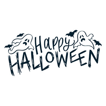 Happy halloween badge sticker