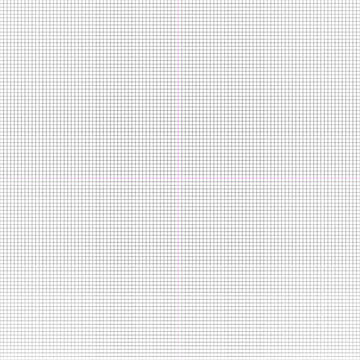 Vector millimeter graph paper with pink central coordinate axis on transparent background