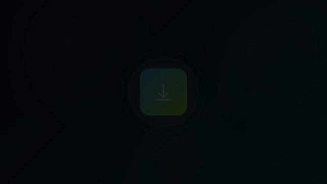 Media Download Animated Icon 16:9