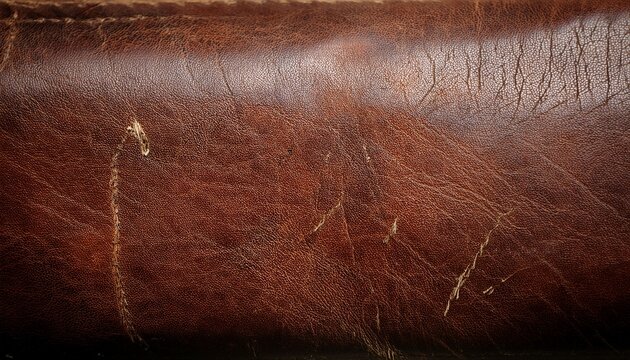 worn leather surface with scuffs and scratches worn faded