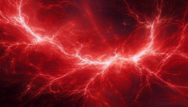 abstract red lightning cloud background banner