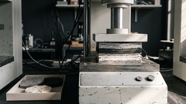 Compression testing recycled layers for durable repair