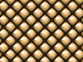Obraz premium Inflated Diamond Quilting Trendy 3D Fabric Texture