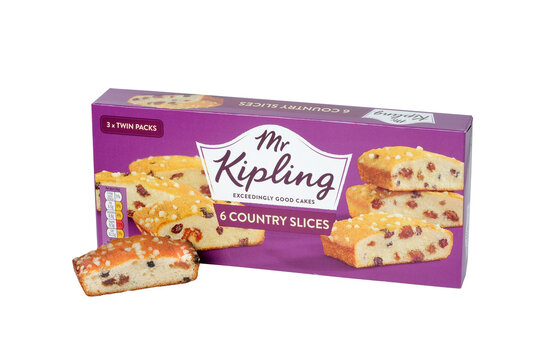 Mr Kipling Country Slices Packaging on white