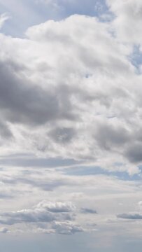 Expansive Sky Over Chilliwack, BC, Featuring Dynamic White and Grey Clouds Drifting Across Blue Patches