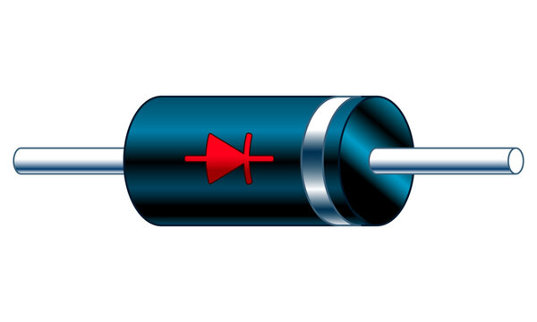 Semiconductor diode illustration