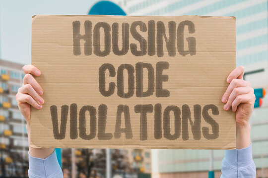 "housing code violations" Government fine imposed for housing code violations and property neglect. LEGAL. FINANCIAL. PENALTY. COMPLIANCE. JURISDICTION.