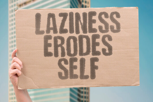 "Laziness erodes self" Procrastination and avoidance deepen depression and hopelessness spirals. PSYCHOLOGY. MOTIVATION. DEPRESSION. CYCLE. INTERVENTION.