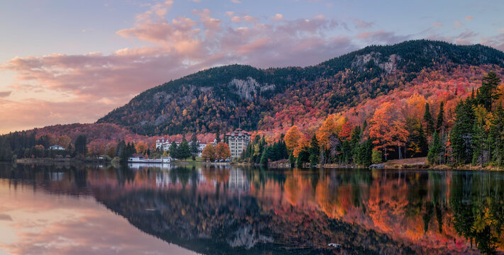 Autumn Sunset at Dixville Notch State Park - New Hampshire	