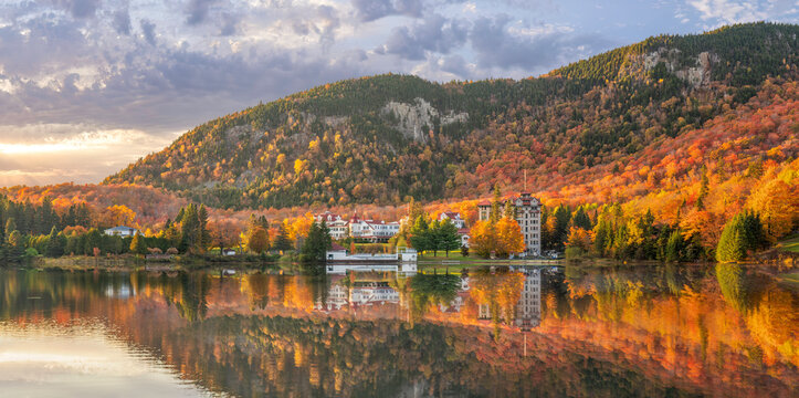 Autumn Sunset at Dixville Notch State Park - New England	