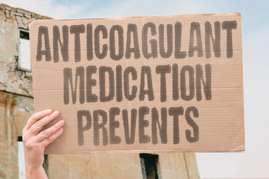 "Anticoagulant medication prevents" Anticoagulant medication prevents dangerous clots in high risk people. ANTICOAGULATION. CLOT. PREVENTION. MEDICATION. THROMBOSIS. SAFETY.