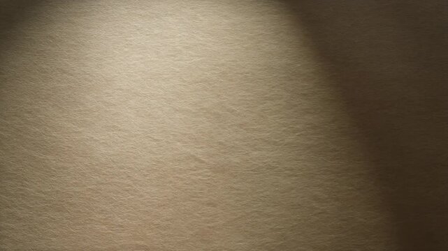 Light shifting over handmade paper