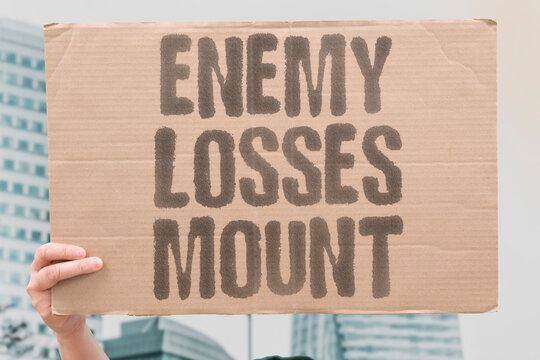 "Enemy losses mount" Casualty and attrition rates increasingly favor the defending side. ENEMY. LOSSES. ATTRITION. CASUALTY. DEPLETION.