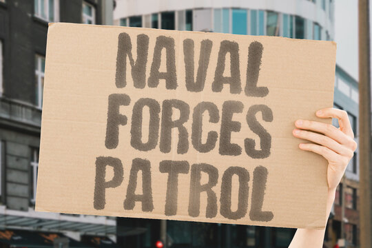 "Naval forces patrol" Maritime units monitor coastal waters and prevent amphibious operations. NAVAL. MARITIME. PATROL. MONITORING. PREVENTION.