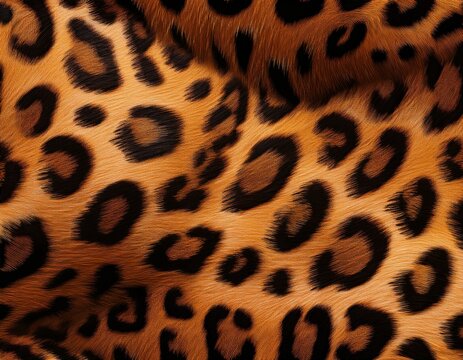 leopard print animal fur texture seamless background for design projects