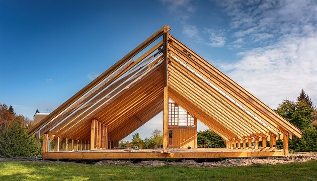 restoration of a listed gable house with traditional timber construction