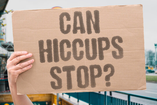 "Can hiccups stop?" Most hiccup episodes resolve naturally within minutes or hours without intervention. DURATION. NATURAL. SPONTANEOUS. TIMEFRAME.