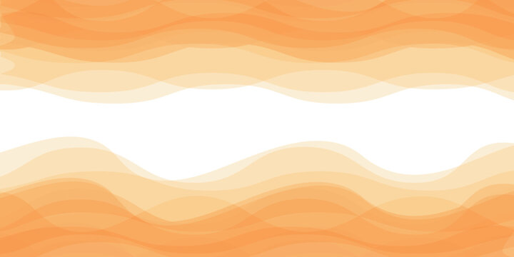 Soft Abstract Orange Wavy Line Background Design