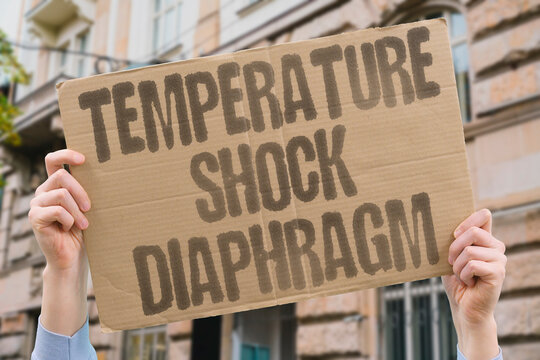 "Temperature shock diaphragm" Abrupt thermal shifts disrupt stable muscle rhythms instantly. TEMPERATURE. THERMAL. SHOCK. MUSCLE. RHYTHM.