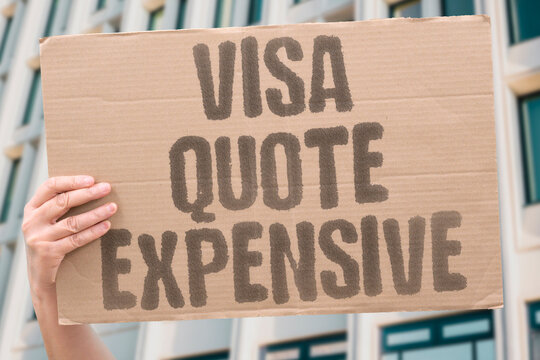 "Visa quote expensive" Processing center adds hidden charges nobody disclosed beforehand. HIDDEN. FEES. SURPRISE. EXPENSIVE. DECEPTIVE.