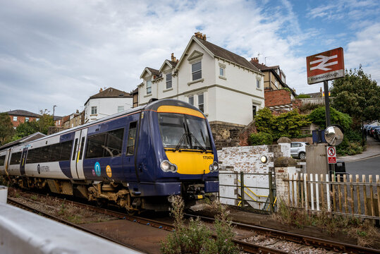 Class 170 Locomotive at Knaresborough  Station