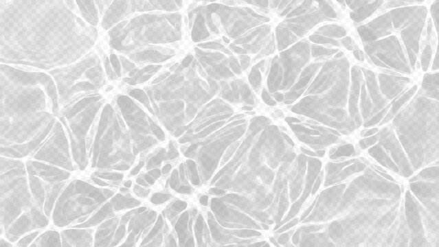 Easy to edit layered vector shadow. Water surface caustics ripple shadow. Adjust tonal layer opacity to control shadow intensity and perceived softness.