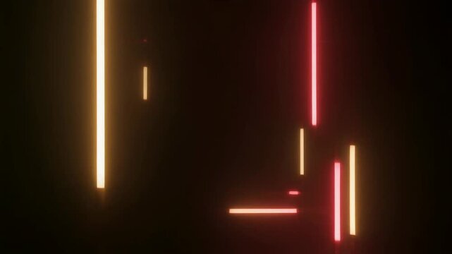 寿命間際に不安定に明滅するヴィンテージネオン管