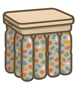 ecobrick table product