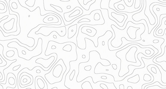 Topographic Map Line Abstract Vector Background
