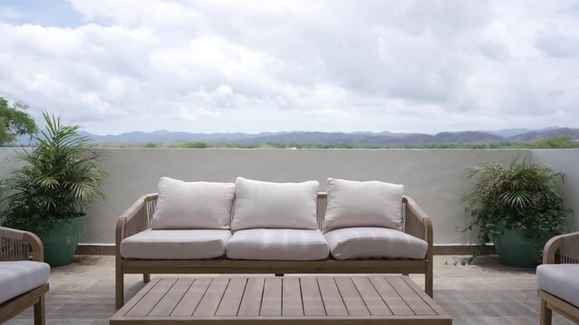 SALA DE ESTAR AL AIRE LIBRE CAMPO