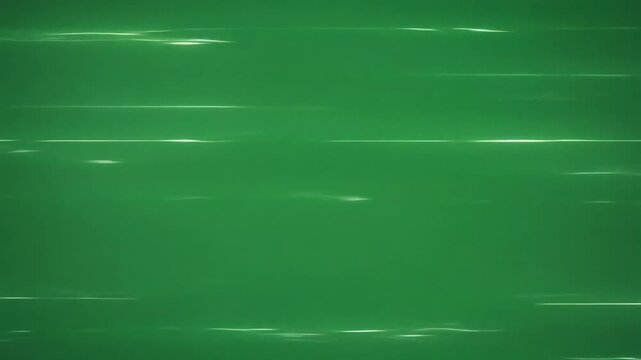 Abstract motion green line speed light fast blur effect chroma key digital glitch template neutral calm video texture ray