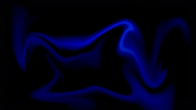 Abstract Electric Blue Glowing Light Wave Background. Glowing liquid & light wave background